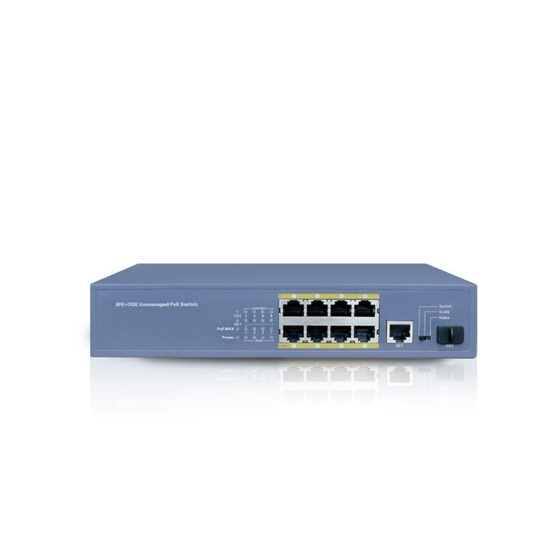 Switch LS5110PGF - 8 portów POE + 1 port Gigabit + 1 SFP